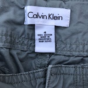 Calvin Klein women’s grey cargo shorts